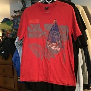 Toros Champs Class Sporting Sochi Tee T-shirt Size Medium M Red Color